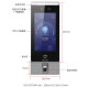 Hikvision 7-inch face access control and attendance all-in-one machine card swiping password remote unlocking visual intercom large capacity record office check-in factory access control set tamper 671 BMW (face card swiping password fingerprint) remote guidance installation