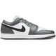 NIKE Nike men's shoes women's shoes summer and autumn new Air Jordan couple low top shoes sports basketball shoes aj1 black and white gray 553560/553558-152 42 men