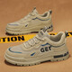 Changxiang Huili Workwear Men's Shoes 2025 New Spring and Summer Mesh Breathable Casual Sports Anti-Slip and Wear-resistant Construction Site Labor Protection Shoes Men's Khaki [Breathable Model] 42