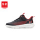 Under Armour [Echte Zahlung für 699 Freilaufschuhe] Kinderschuhe für Kinder bequem und vielseitig Klettverschluss gegen lässige Schuhe für Jungen und Mädchen schwarz/rot 36