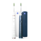 飞利浦（PHILIPS）电动牙刷 S5 PRO 亮白机皇成人声波震动牙刷 HX6730升级款 生日礼物送男友女友 蓝白双支情侣装 HX2481