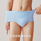 Three-gun underwear men [full cotton high waist] high elastic rib breathable large size solid color dad men's briefs 3 sets