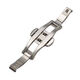 Original applicable watch butterfly buckle accessories steel belt buckle ring watch strap buckle head tungsten steel ceramic watch chain buckle connection buckle silver tilt head 6mm outer width 21mm + full set of tools