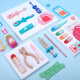 Play school children's play house doctor toy set children's little doctor play toy set boy and girl box nurse playing intern doctor (23 pieces set) + doctor uniform