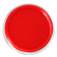 Deli Deli9863 Office -Druckplattform Schnelle Trockendruckplattform Tinte Rot Blau Runde transparente Druckplattform rot