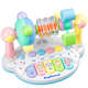 Chisen Boot Toys 0-1 ans Puzzle Éducation précoce Enfants sur 6 mois Enfants Cadeau garçons et filles 2 Park d'éducation 958-4 + Blue Mobile BL-31 + 2 Section 7 Section 3 Section 5