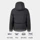 阿迪达斯 （adidas）羽绒服男装2024冬季新款保暖外套连帽鸭绒面包服保暖JV6187 JV6187黑色 M