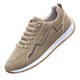 Western Camel (Vancamel) Herrenschuhe für Herbst und Winter 2024 Neue atmungsaktive helle Freizeit -Lederschuhe für einen Fuß Glückliche Oma -Schuhe für vielseitige Männer Glück AW9902 Blau Stoffstil Einer Größe kleiner 43