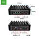 BICONTROL N5105 Puerto de red Quad Gigabit Router suave Soft N4000 Mini Computadora Host Máquina de control industrial integrada Tarjeta de red Silent I226 J4125 Módulo 4G Módulo Ros G30-N6210 Tarjeta de red cuádruple M.2 Estado sólido 4G Memoria 16G Estado sólido