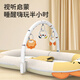 Ledingdong crib middle bed slope pillow anti-vomiting foldable newborn baby feeding artifact 0-6 months gift cute lion comfort bed