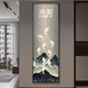Xiaoxiao Painting Clock Light Luxury Jinshan Jiuyu Cache Large-size Electric Meter Box Decoration DQ4873 Living Room Electrical Switch Box Covering DQ4873 47 inches 40*120cm [Can cover 30*110]