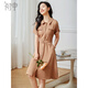 Chushen versatile short-sleeved dress for women's temperament drooping waist commuting dress S132Q1390
