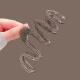 Ji Sifanmeirad Haarclipkopfschmuck für Frauen High-End-Haarcliphai-Clip-Kopf-Clip-Haarzubehör für Geburtstagsbox Maillard High-End-Haarclip (Geschenkbox)