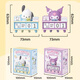 Yunshun Pacha Hund Kuromi Kalender Desktop Orament Office Figur Geschenke Kindertag Geburtstag Geschenke Sanrio Desk Kalender Ornament-Kulomi