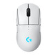 Logitech (G) GPW fourth generation Suzaku wireless mouse G Pro series wireless mouse gpw4 generation Suzaku Hawkeye e-sports lightweight mouse ergonomic design macro GPW4 generation Suzaku gaming mouse (white) + extra long mouse pad