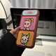 Mifushi Flip Cracket Shell подходит для Apple 16 Promax Mobile Phone Case 16 Новый iPhone15Pro Creative Cite 14 Silicone Cartoon 13 Light Light Luxury Protective Cover Cup Pares