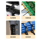毕亚兹 自锁式尼龙扎带小号2.5*100mm 电脑主机装机 园艺 理线束线捆绑 黑色扎带固定器收紧器 100根/包