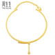 Zhou Shengsheng, kleines goldenes Band, Hochzeitsarmband 15912k, Preis bei 05 Kreisen, 12,75 Gramm