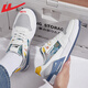 Huili Herrenschuhe Frühlings- und Sommer -Klassiker -Board -Schuhe Herren -Freizeitschuhe Männer vielseitiger Leder wasserdichte Outdoor -Sportschuhe Männer Milan W2603Z [Secret Forest Lederstil] 43