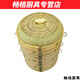Cat steamer household small handmade bamboo steamer deepened and heightened steamer steamed buns bamboo steamer 3 steamers in diameter ancient woven lid 30cm