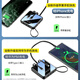 ZNNCO 3C certified, can be used on airplanes, 20,000 mAh power bank, compact and portable, comes with cable, mini fast charge, large capacity power bank, suitable for Apple and Xiaomi, fast charging version, five outputs, three inputs, four wires, can be used on airplanes, 20,000 mAh, black
