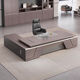 Fashionable and light luxury boss desk executive desk simple modern chairman office desk and chair light luxury desk 2.0m boss desk + multimedia cable box