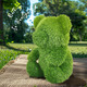 Co-create lawn garden kindergarten lawn simulation bear puppy outdoor courtyard flocked turf small animal landscape decoration ornaments buttocks rabbit