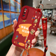 
WAIDM suitable for vivoX27 mobile phone case for women vivo X27Pro mobile phone case viv0x27 protective case X27pro full-inclusive wristband bracket new vovox27por case [anti-fall-proof leather red] HH1365 vivo X27