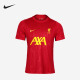 耐克（Nike）天朗足球耐克24/25利物浦赛前训练短袖球衣足球服成人FN9653-688 红色#FN9653-688 M