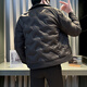 
Jessons down cotton jacket men's winter fashion brand thickened short cotton jacket 2024 new trendy and handsome warm cotton jacket 6623 meters white XL (125-140Jin[Jin equals 0.5 kg])