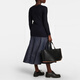 Gabriela Hearst [chinesisches Valentinstag] Emma Nadel Hole Cashmere und Seidenpullover P00750202 Blau XS CN 160/84