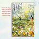 Taoli Family Healing Frühlings- und Sommer-Puzzle 1000 Stücke für Freunde mit hochwertigen maßgefertigten handgefertigten Geschenken für Kinderpädagogische Spielzeug magische Baum-P841 500 Stücke Holz + Massivholz Fotorahmen