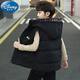 
Disney children's wear horse clip boy autumn and winter vest thickened medium and large children's boy cotton vest fashionable vest jacket blue 150cm