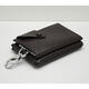 Yingni Key Bag and Wallet Integrated 3-in-1 2024 Bovis Boutique Buckle Simple Casual Men's Women's Universal Composite Coffee Color