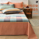 Ivy old coarse cloth sheets summer coarse cloth mat double sleeping naked ice silk sheets single piece Senna style 230*250cm