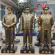 Ten marshals fiberglass sculptures figure statues soldiers national heroes model great man bronze statues custom-made red blue custom-made