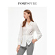 PORTSPURE women's spring and summer new long-sleeved shirt RT3B040EWD042 BRIGHT WHITE M