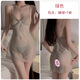 Ropa interior duoxiana de malla sexy tentador de gran tamaño sospecher camiseta de camiseta uniforme 3883 polvo de camarones (pantalones nocturnos + t pantalones) m
