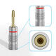 Fosi Audio Banana Head Lautsprecher Linie Hornlinie Gold plattierte Doppelschraube Jack Audio Line Heimkinoverstärker Bananenkopf [4]