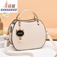 Kangaroo (KANGAROO) women's bag 2025 Chinese Valentine's Day Korean version fashionable girly style shell bag portable foreign style cat shoulder bag khaki color