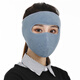 
HengTravler Autumn and Winter Masks Outdoor Cycling Warm Thickened Neck and Ear Masks Men's and Women's Windproof Electric Vehicle Full Face Mask Neck Guard Winter Style - Black