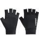 Manqi Meiya Gloves Men's Summer Fingerless Thin Ice Silk Breathable Gloves Driving Leaks Two Fingers Fishing Half Finger Cycling Sunscreen Quick-drying Half Finger Black One Size