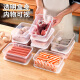 Huixun Jingdong's own brand refrigerator storage box sealed and water-proof lunch box kitchen crisper rectangular crisper 4-piece set 1200ml