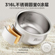 Midea rice cooker 3L household rice cooker 316L stainless steel liner uncoated rice cooker 2-3 people multifunctional 0-coated soup cooker porridge cooker rice cooker MB-RE387S
