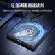 绿联USB外置移动光驱 DVD CD光盘刻录机 适用台式电脑笔记本外接光驱 双接口8倍速 40576 USB款 免装驱动 USB2.0