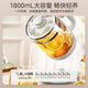Midea 1.8L large-capacity health kettle, fully automatic tea kettle, 24h reservation kettle, 12h smart constant temperature 11-level temperature control electric kettle, flower teapot, tea brewer YSNC1806