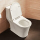 Huida Haushaltstoilette 6379n Siphon Flush Toilette leicht zu reinigen glasierte antibakterielle Sitzring-Toilette großer Rohrdurchmesser Toilette Harnstoff Formaldehyd Abdeckplatte-Jet Siphon-6218n 305 Grubenabstand (anwendbar bis 290-385 mm))