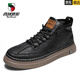 Región occidental Camel (Vancamel) Zapatos de cuero genuino para hombres Spring Martin Boots Men's Summer British Style British Zapatos altos altos