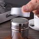 CLITON stainless steel powder spreader fancy coffee cocoa powder sprinkler can coffee latte art mold sugar powder salt shaker powder tube