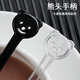 Jingju individually packaged disposable coffee spoon takeaway milk powder mixing spoon tasting small spoon honey seasoning long handle stirring stick 100 pieces individually packaged disposable coffee spoon